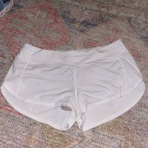 lululemon white speed up 2.5